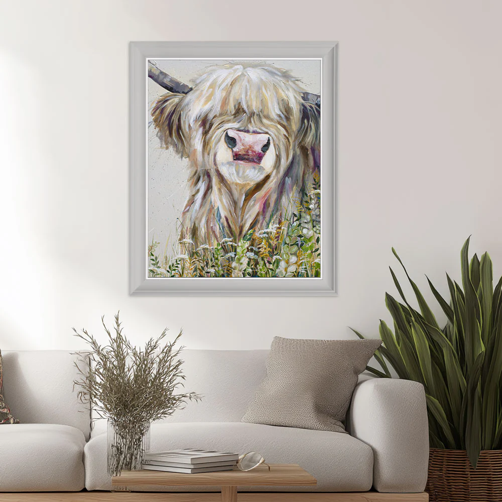 Archie �C Framed Canvas Print by Nicola Jane Rowles