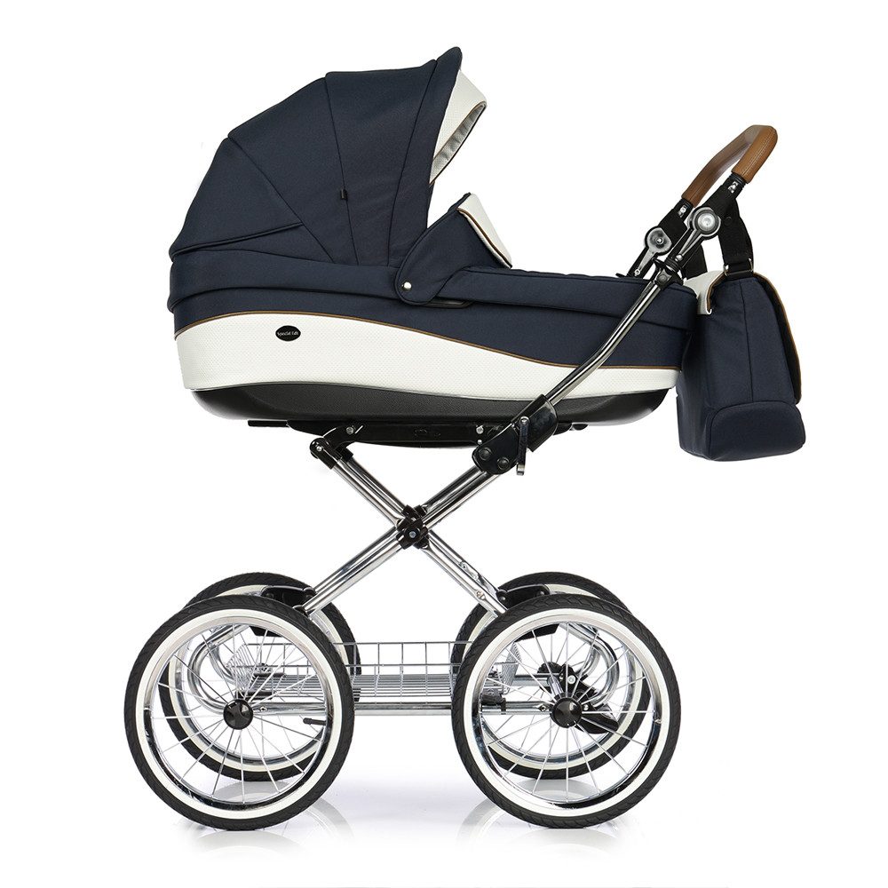 Kombi-Kinderwagen Emma Classic 2 in 1 inkl. Sportsitz und Zubehör in 7 Farben
