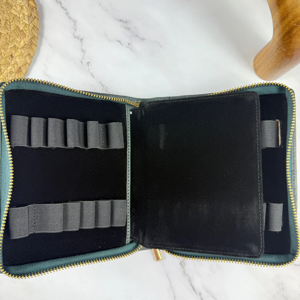 Girologio - Leather 12 Zip Pen Case