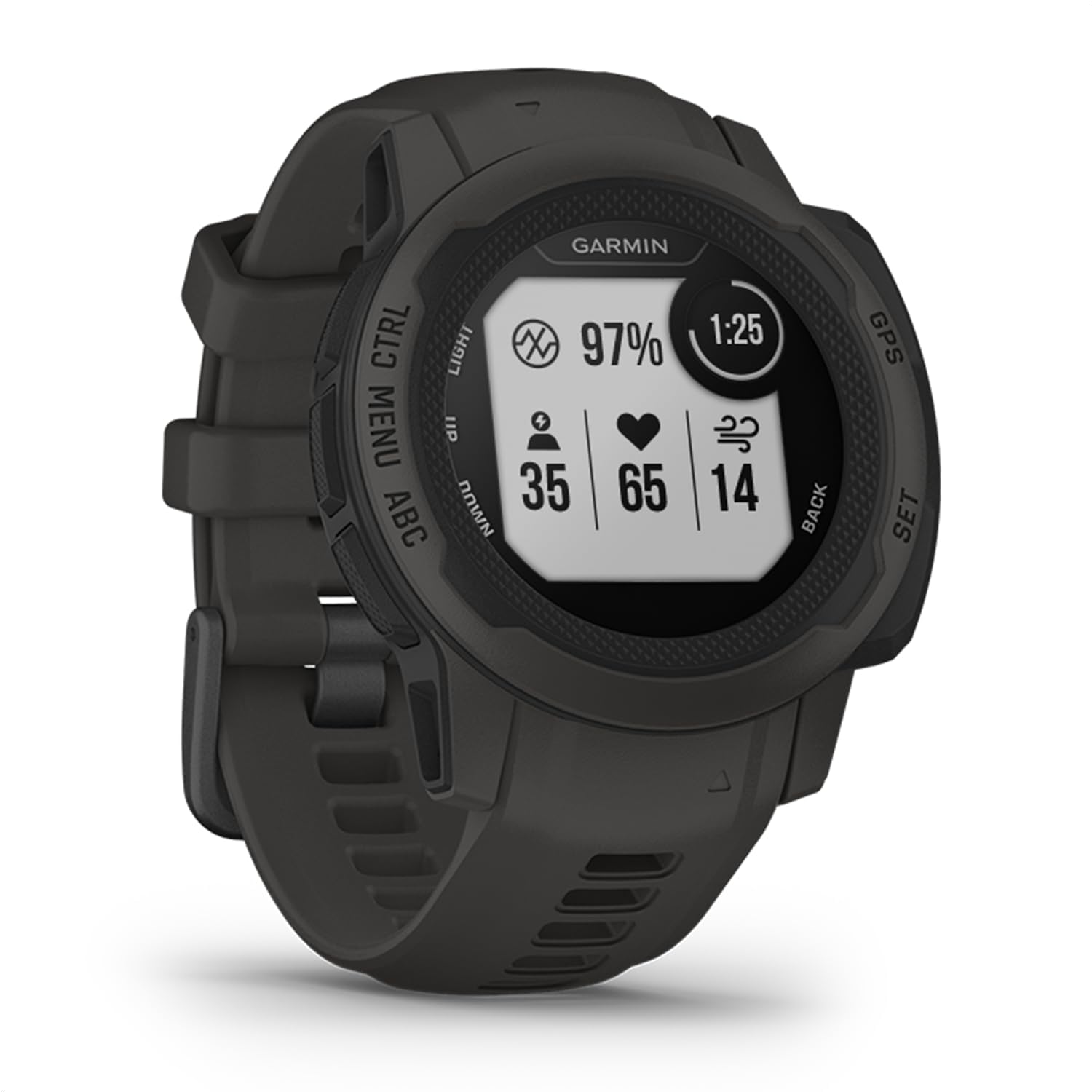 Instinct 2S – schlanke GPS-Smartwatch mit bis zu 21 Tagen Akkulaufzeit, designt für schmale Handgelenke, über 40 Sport-Apps, Trainingszustand, Schlafanalyse UVM