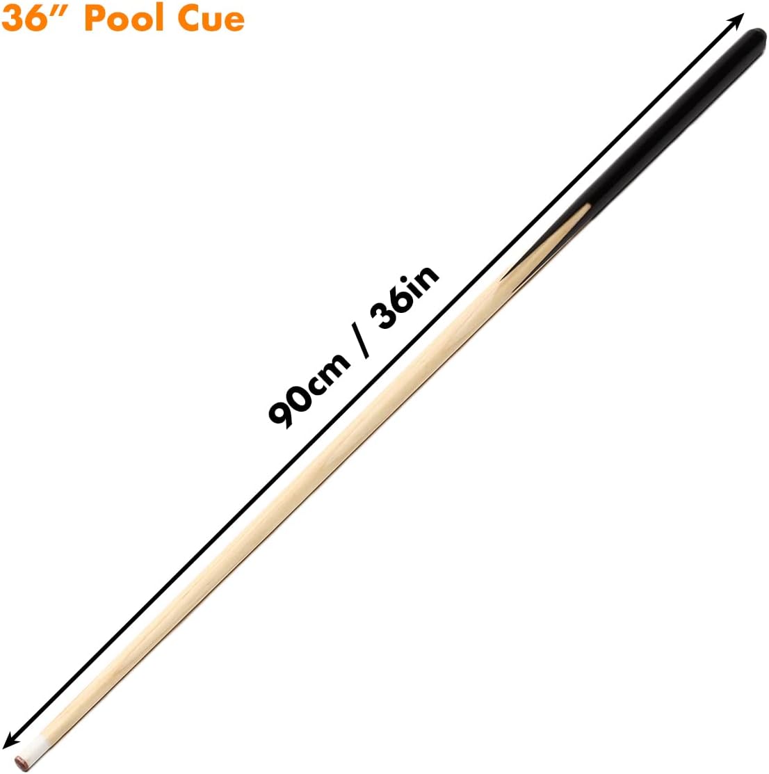 Genubi Industry 36 Inch/48 Inch/58 Inch Pool Cue Stick Billiard Cue Stick, Hardwood Pool Stick with Different Size for Kids Youth Adults, House Bar Pool Sticks for Pool Table