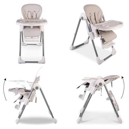 Red Kite Feed Me Lolo Luxury   Seggiolone Hi Lo regolabile a sei altezze : Prima infanzia