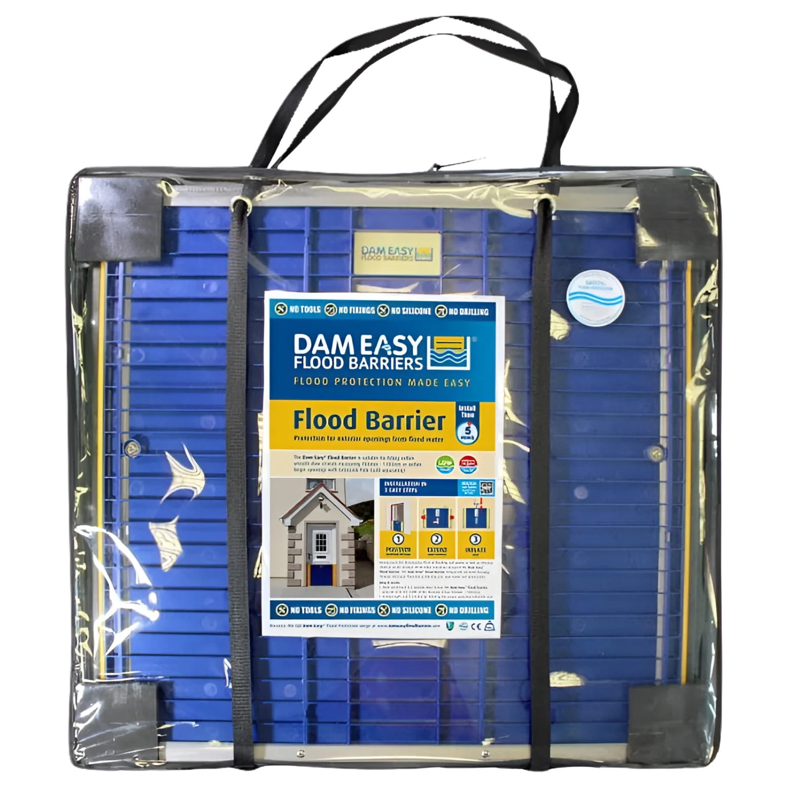 Dam Easy Flood Barrier 30 in. H X 30 in. W X 2.75 in. L Flood Barrier 1 pk
