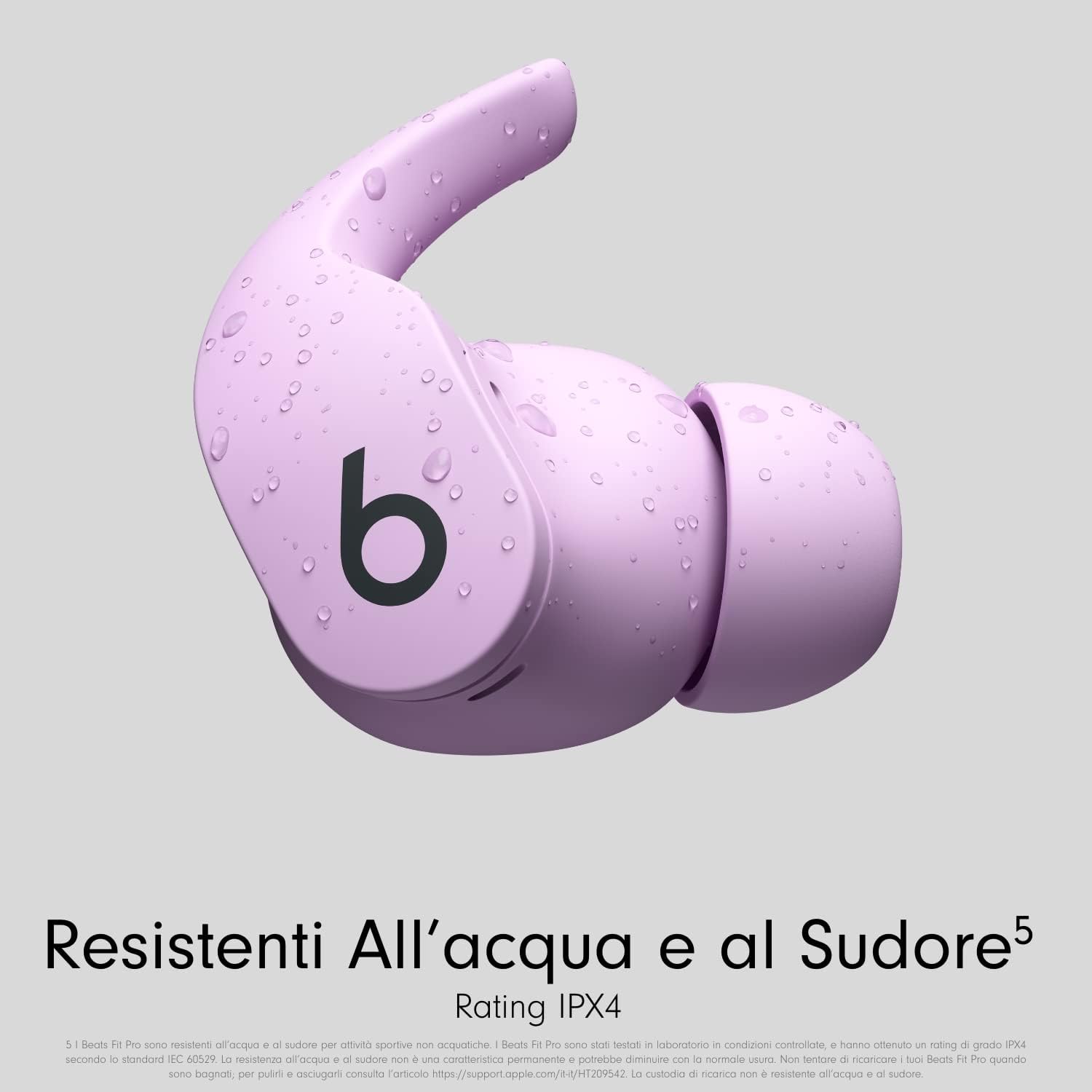 Fit Pro – Auricolari true wireless con cancellazione del rumore – rating di grado IPX4, compatibili con  e Android, Bluetooth® di Classe 1, microfono integrato – Viola ametista