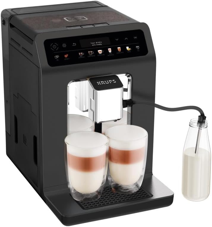 Krups EA895N10 Evidence One - Macchina da caffè automatica, 1450W, Grigio (Meteor Graphit)