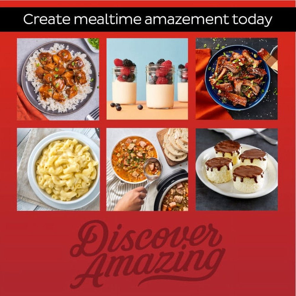 Instant Pot Duo 6 Qt Electric Pressure Cooker 7-In-1 with Easy-Release Steam Switch