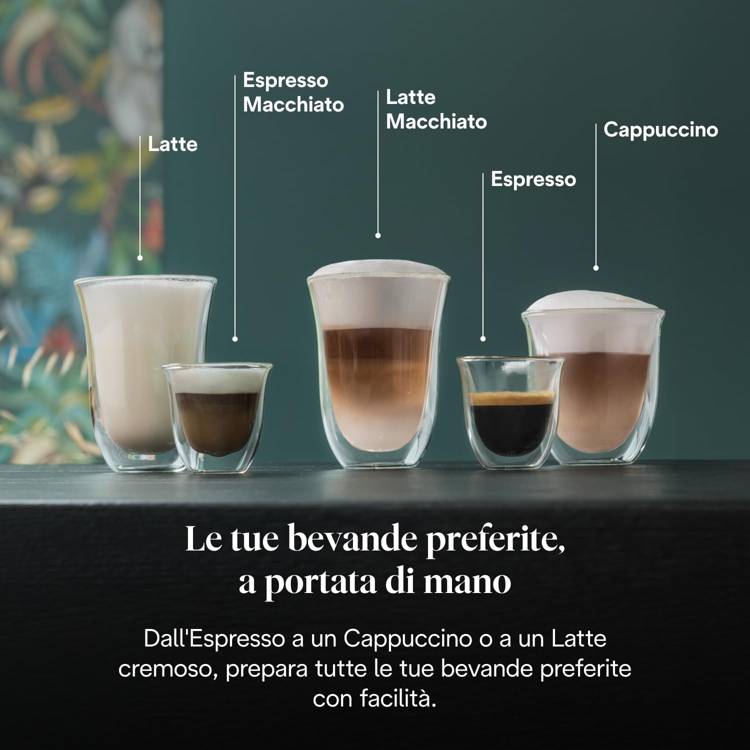 De'Longhi Dedica EC685.W Macchina da Caffè Espresso Manuale e Cappuccino, Caffè in Polvere o in Cialde E.S.E., 1350 W, Bianco