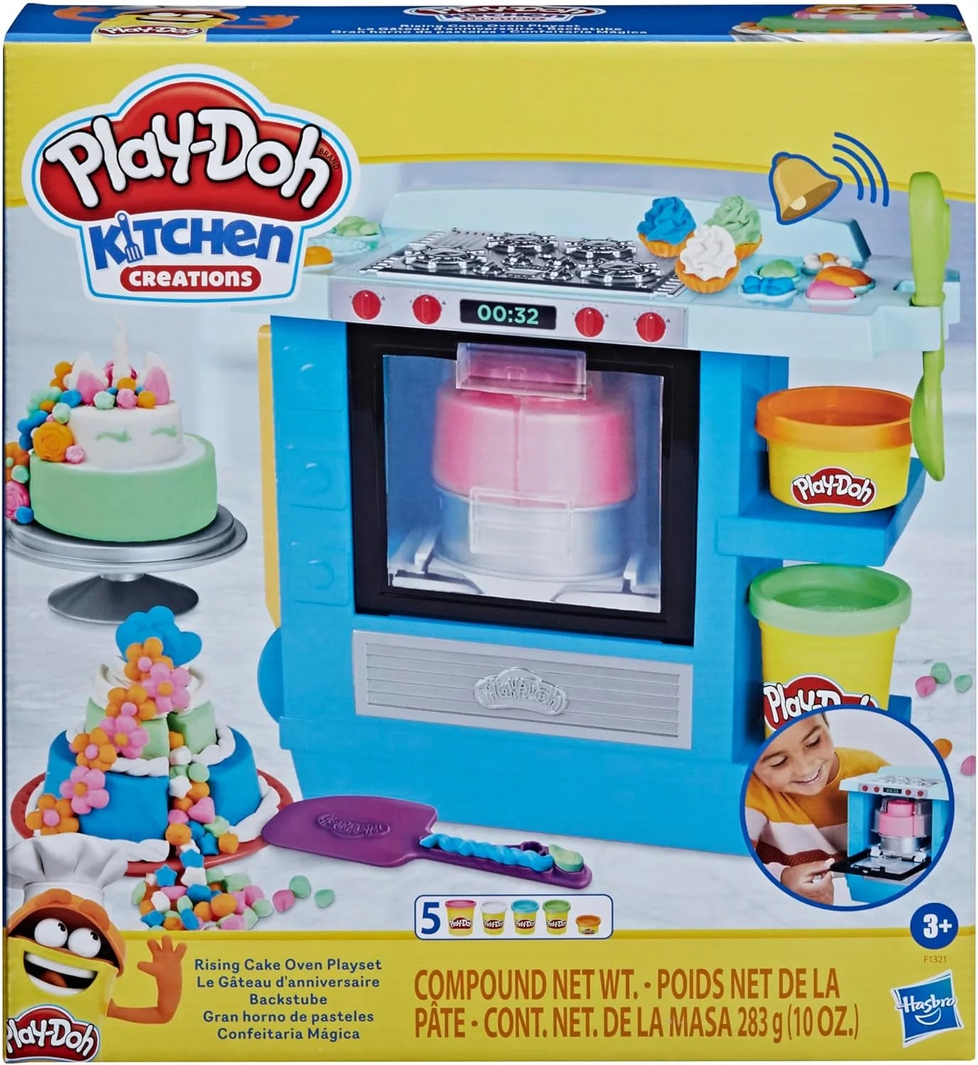 Play Doh Kitchen Creations Rising Cake Oven Playset &ndash; Preschool Kitchen Toy for Ages 3