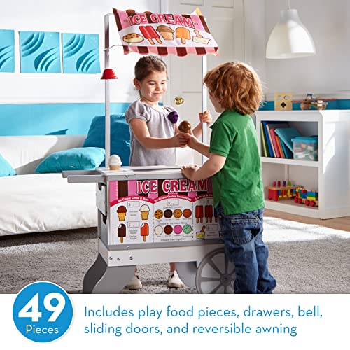 Melissa & Doug Carretto in Legno Snack e Dolciumi, Set da Gioco e Cucina da Gioco per Bambini, 40 Pezzi, 3 , Gioco Montessori, Regalo per Bambini e Bambine : Giochi e giocattoli
