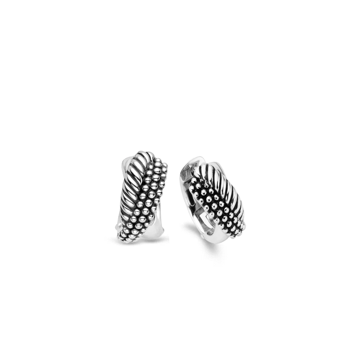 Orecchini in argento Ti Sento Milano intrecciati 7692SB