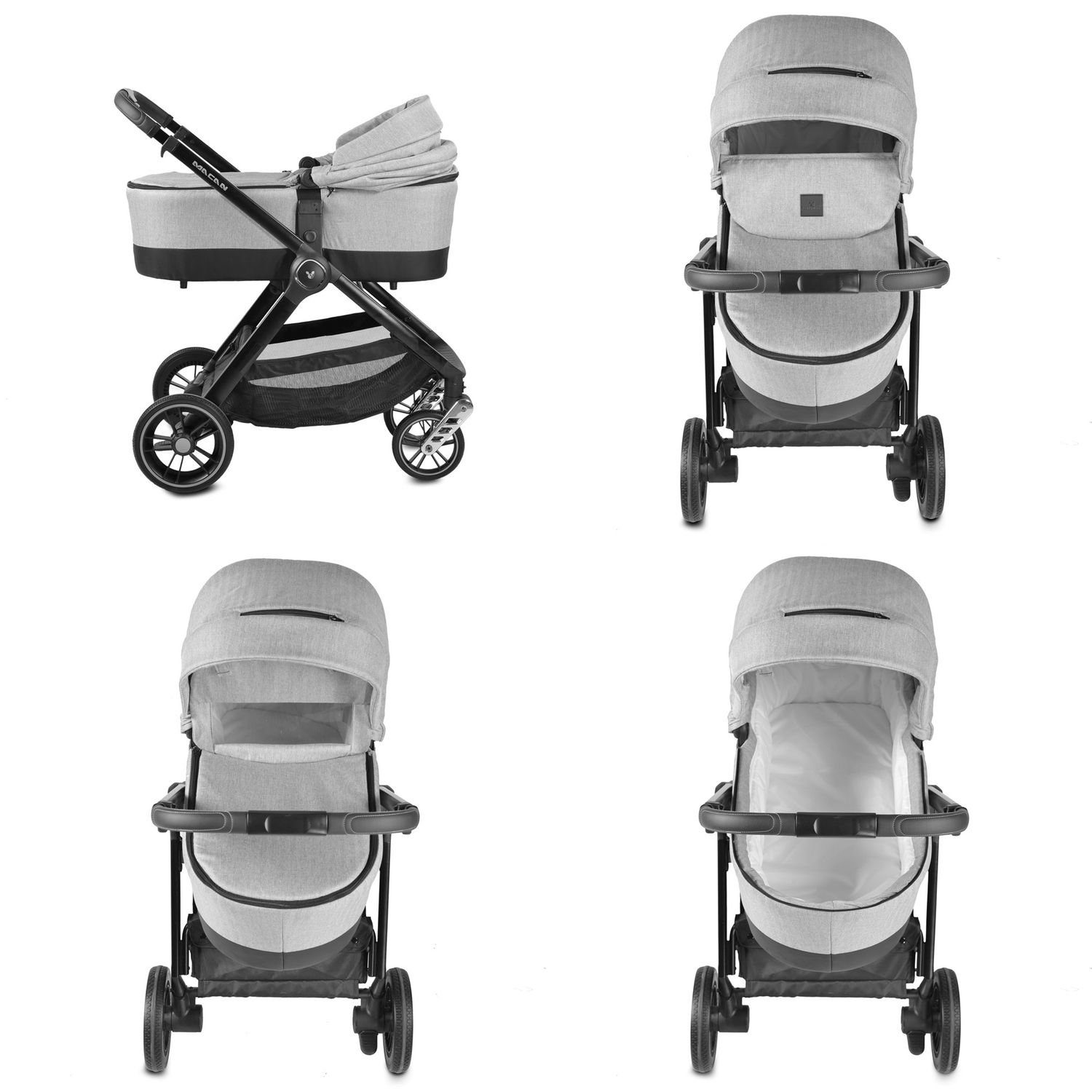 Kombi-Kinderwagen Kombikinderwagen Macan 2 in 1