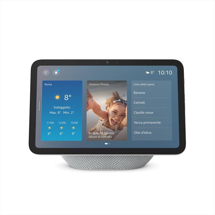 AMAZON - NUOVO AMAZON ECHO SHOW 8 (2025 RELEASE)-Glacier White