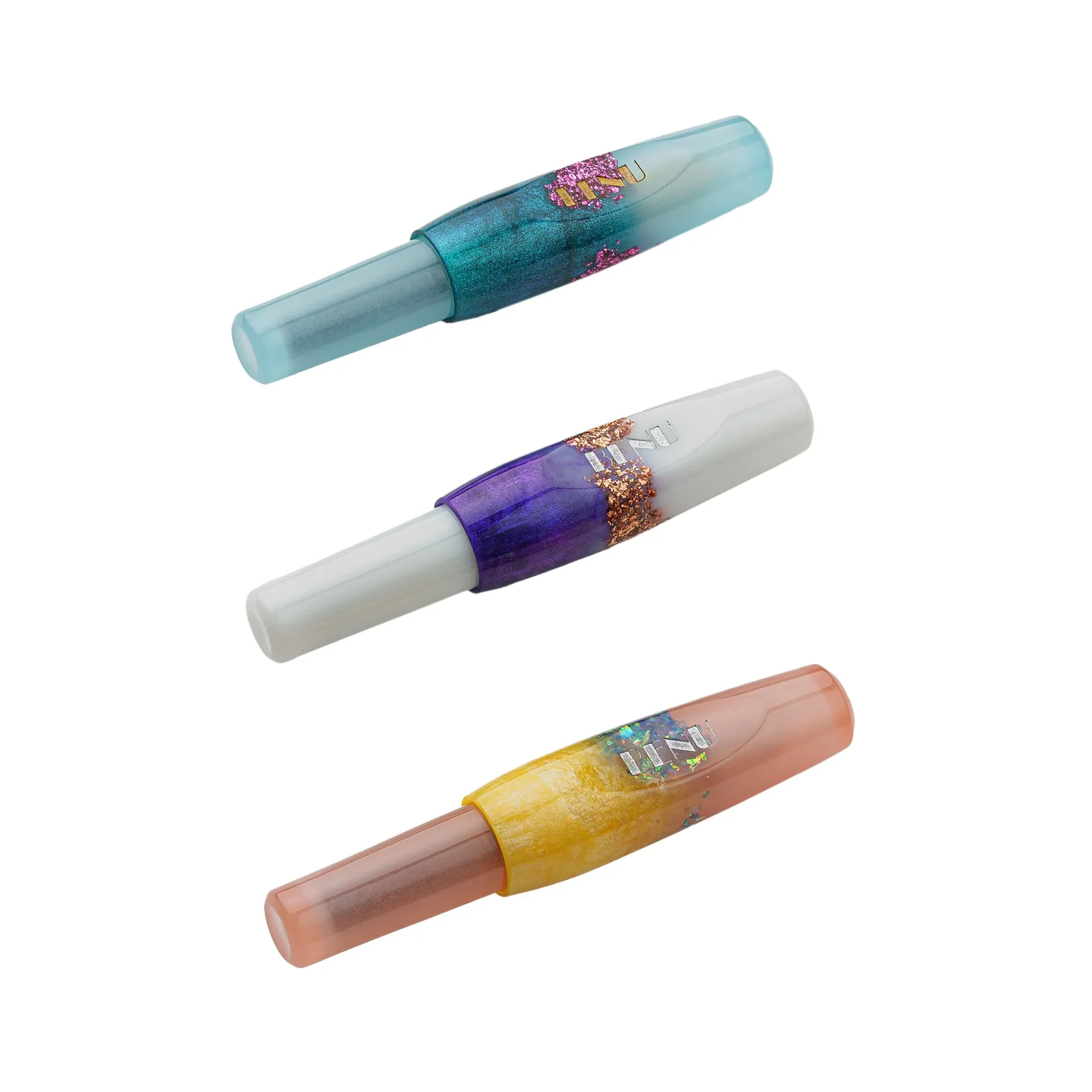 Benu Pixie Pocket Fountain Pen - Luminous Haze - set of 3 (F,M,B)
