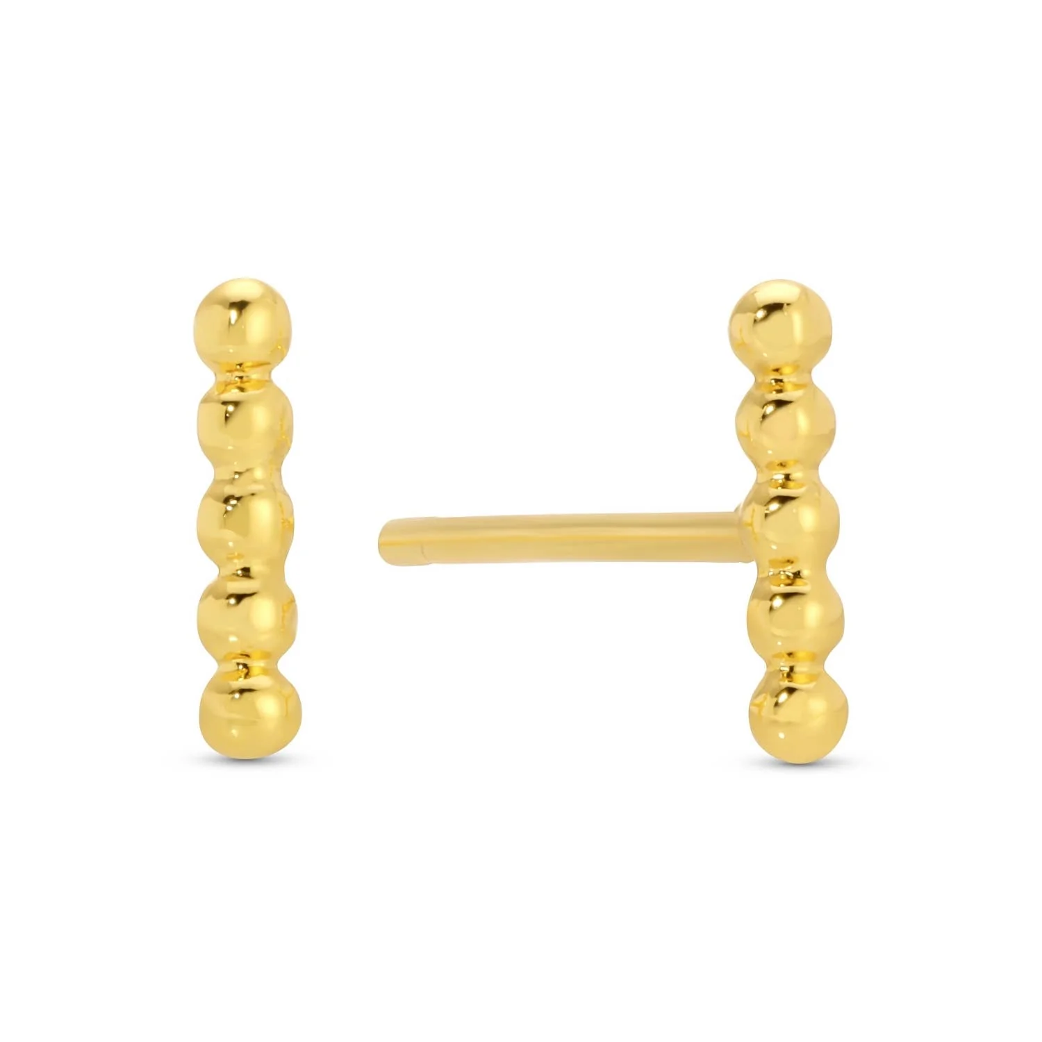 Gold Dot Bar Stud