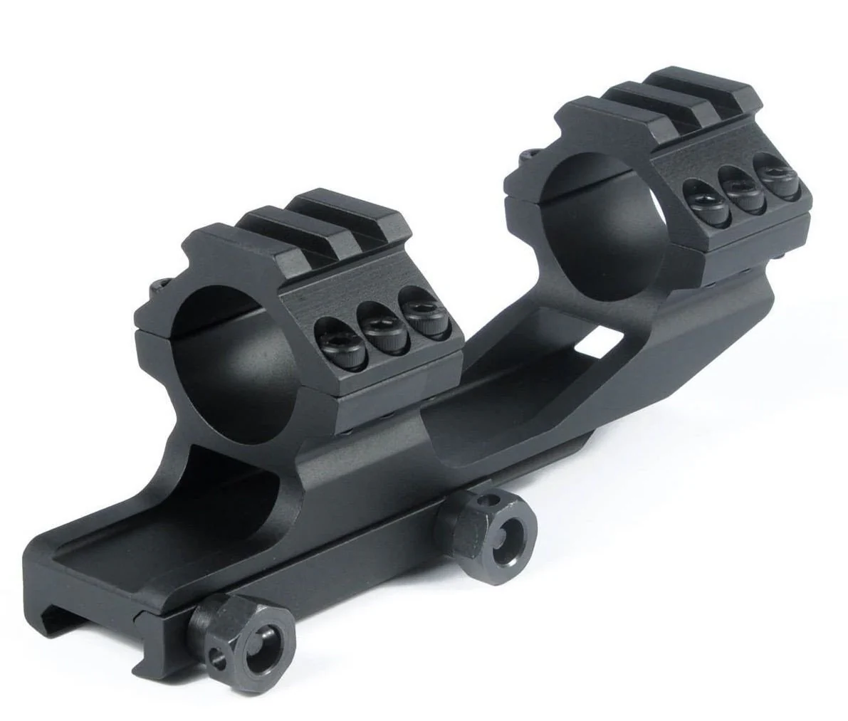 Green Blob Outdoors 30mm Cantilever Scope Dual Rings Mount with Picatinny Rail Tops for Nikon Leupold Burris