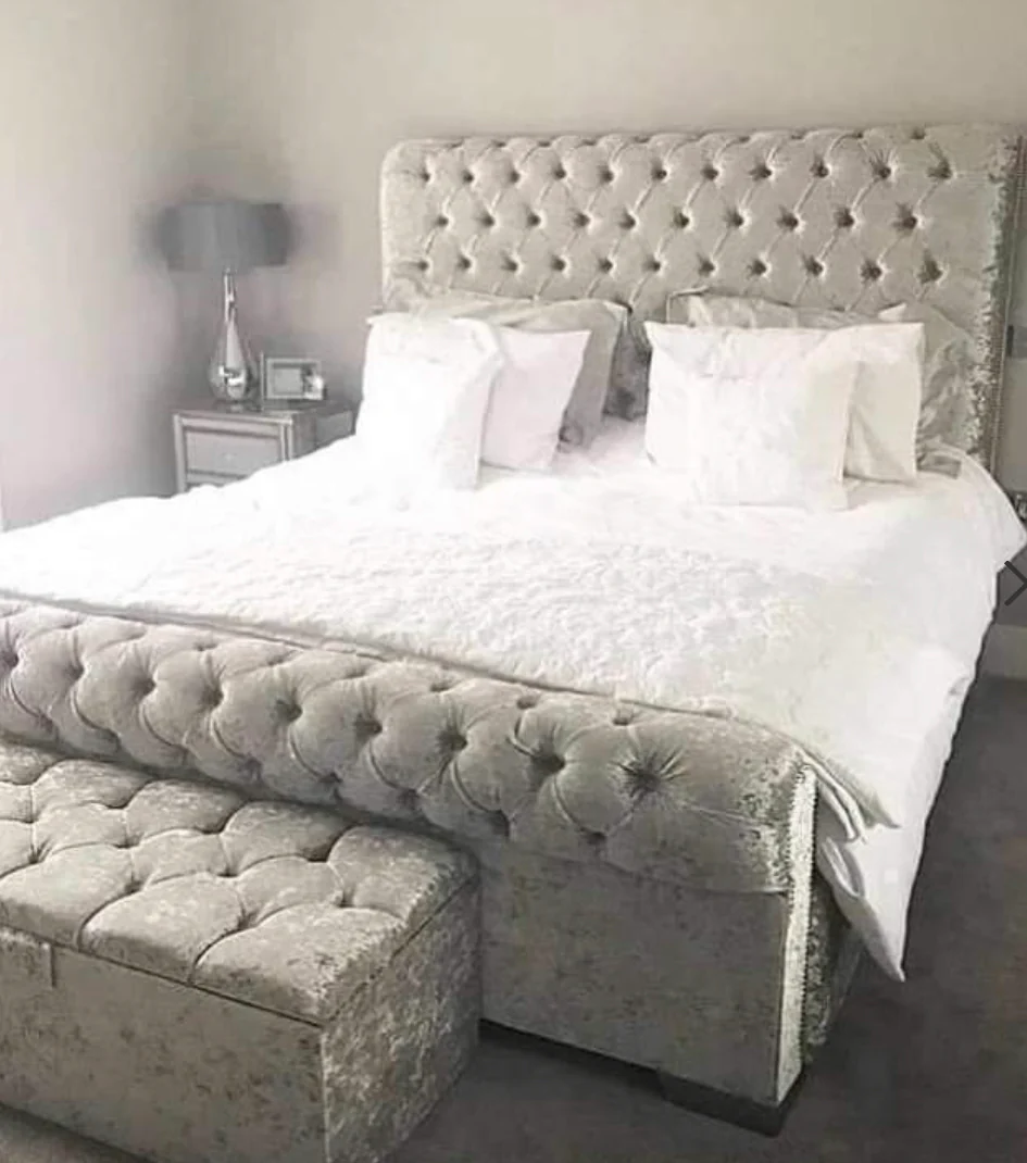 Sleigh Chesterfiled Bed