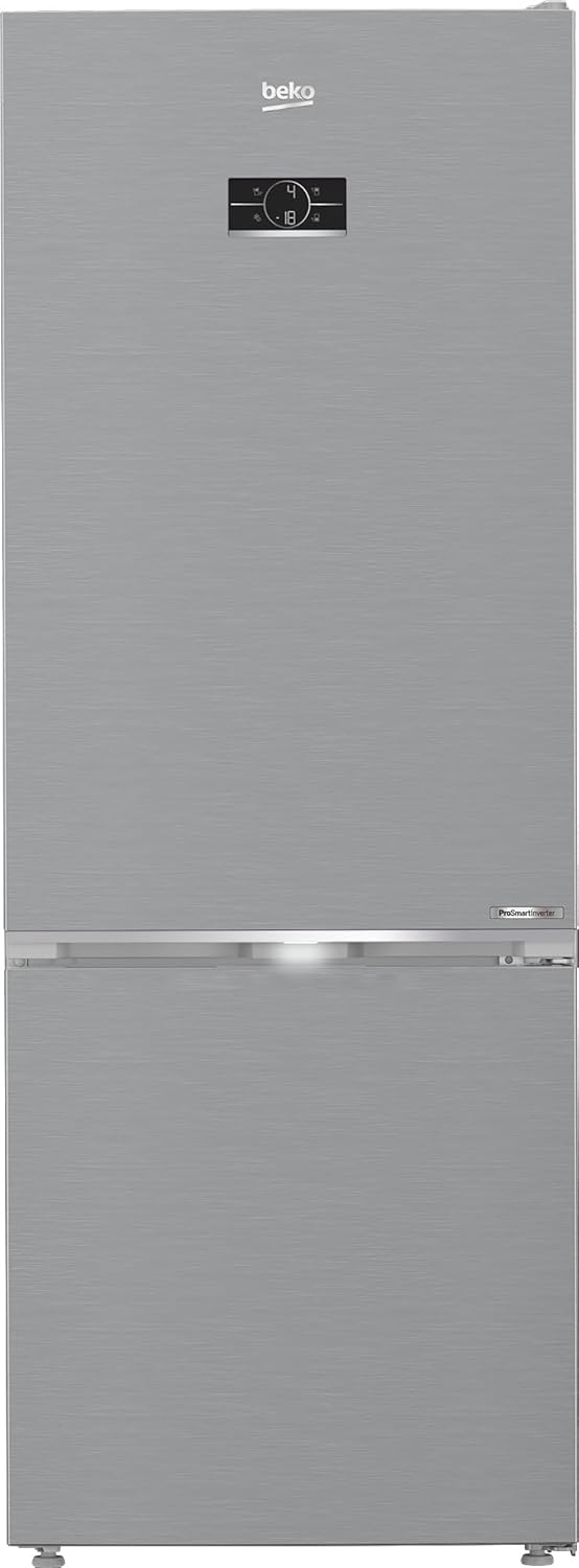 BEKO - B5RCNE565HXP - Frigorifero Combinato No Frost, 490 Litri, Inox, Classe Energetica D
