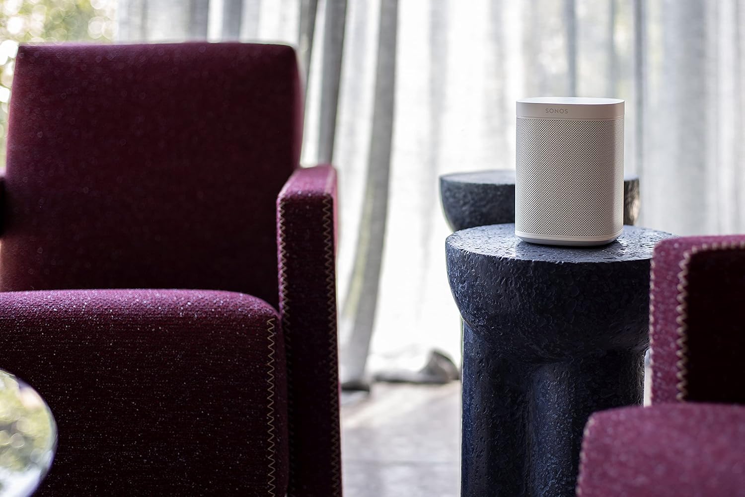 Sonos One Smart Speaker, schwarz – Intelligenter WLAN Lautsprecher mit Alexa Sprachsteuerung, Google Assistant & AirPlay – Multiroom Speaker für unbegrenztes Musikstreaming