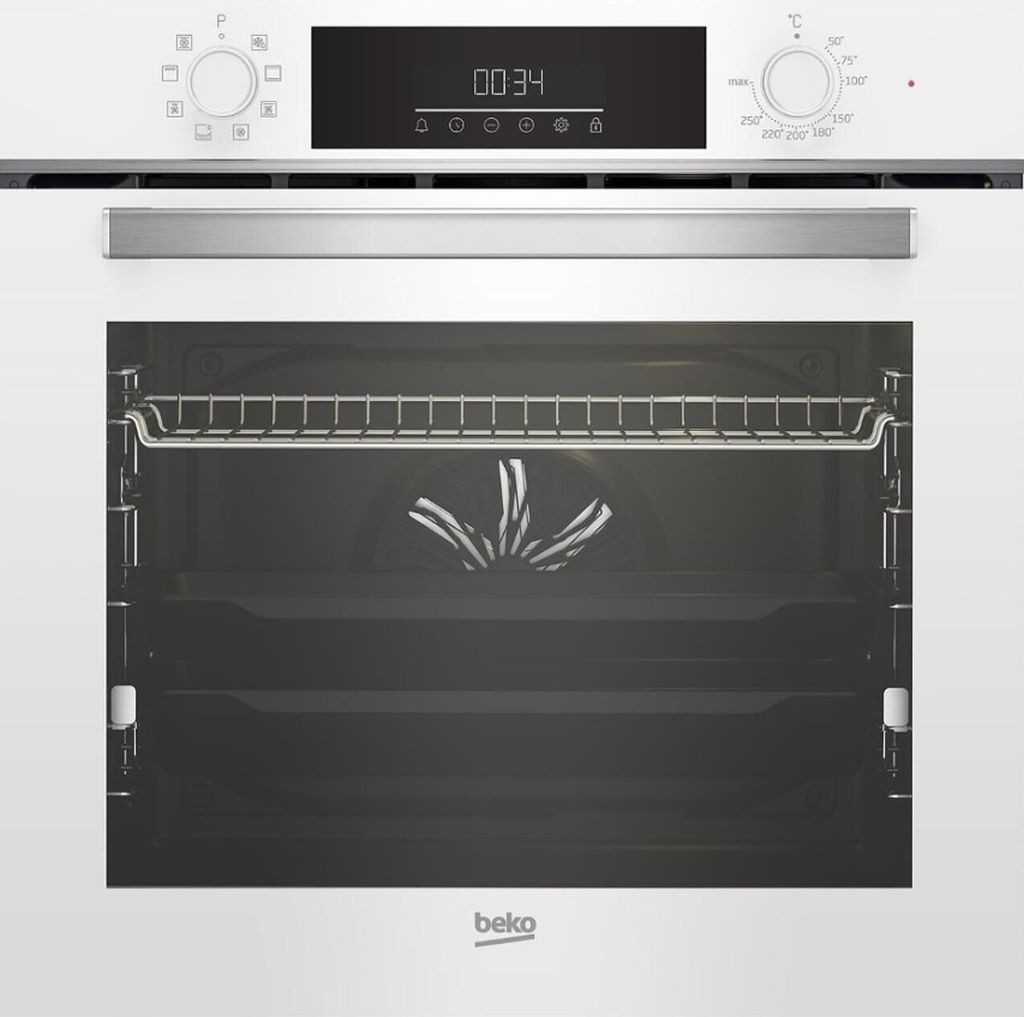 Backofen Teleskopauszug SteamShine® weiß BBIM14300WMS