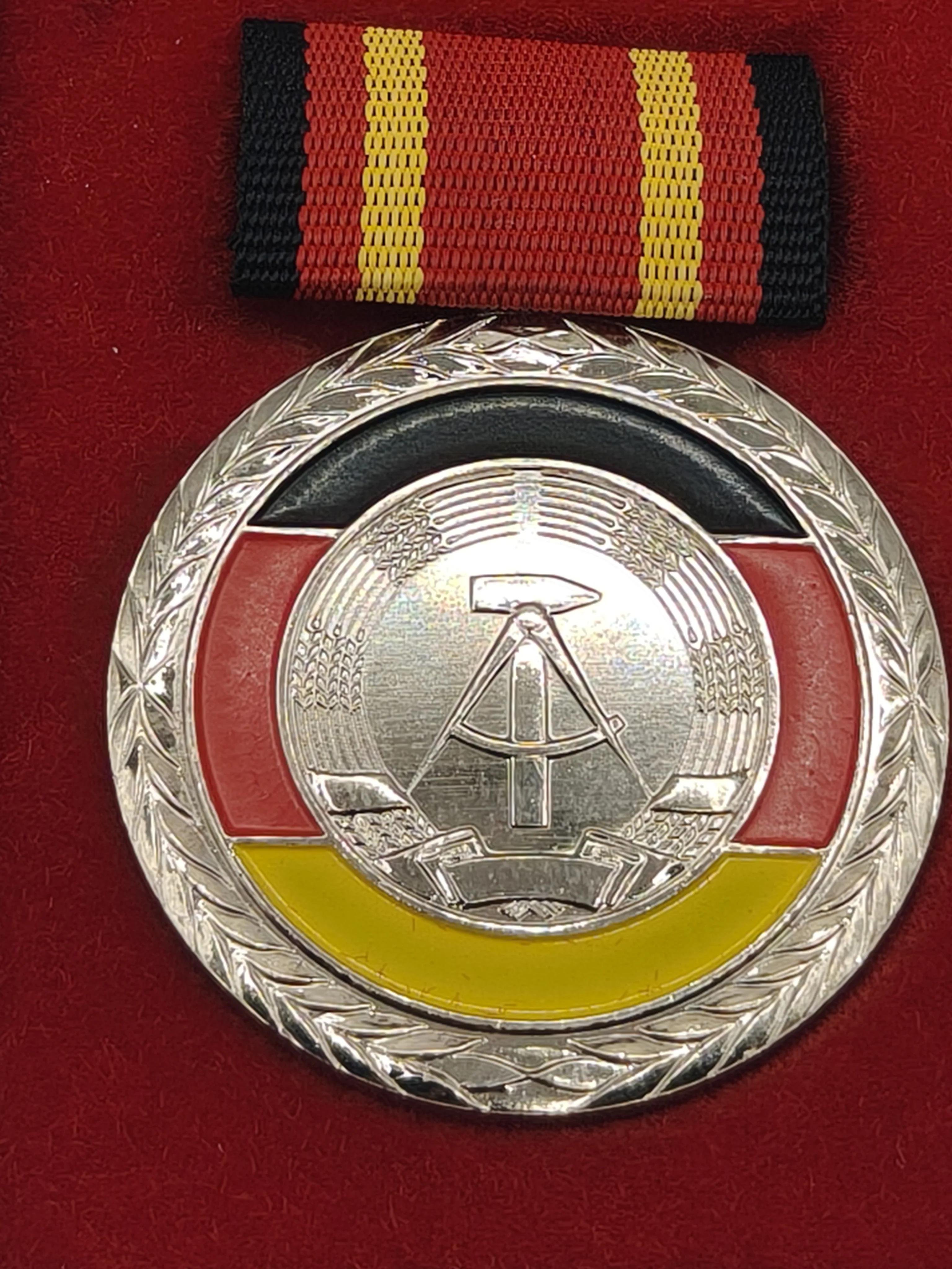 DDR Merit Medal. Germany.