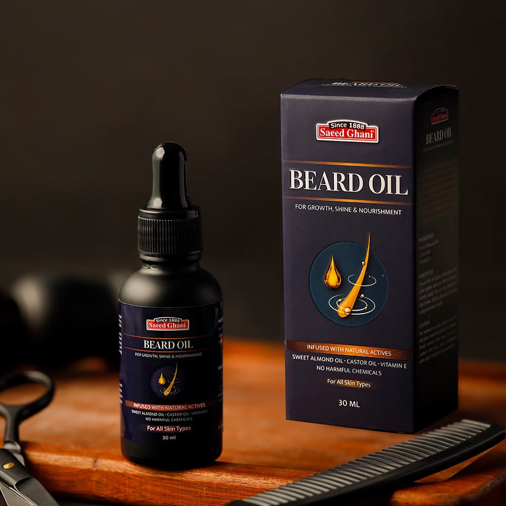 Saeed Ghani Beard Oil �?For Growth, Shine & Nourishment