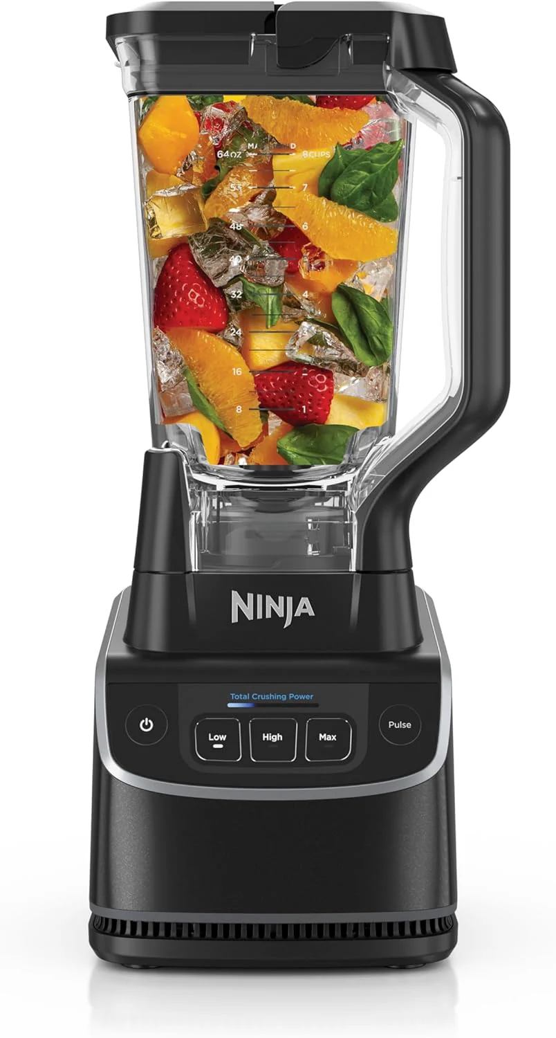 Ninja Professional Plus Blender | Max Power Smoothie Blender, Ice Cream Maker, Frozen Drink Mixer & Margarita Machine | 3 Auto IQ锟�?Presets, 1400 W, 72oz Total Crushing Pitcher | Dark Grey, BN701