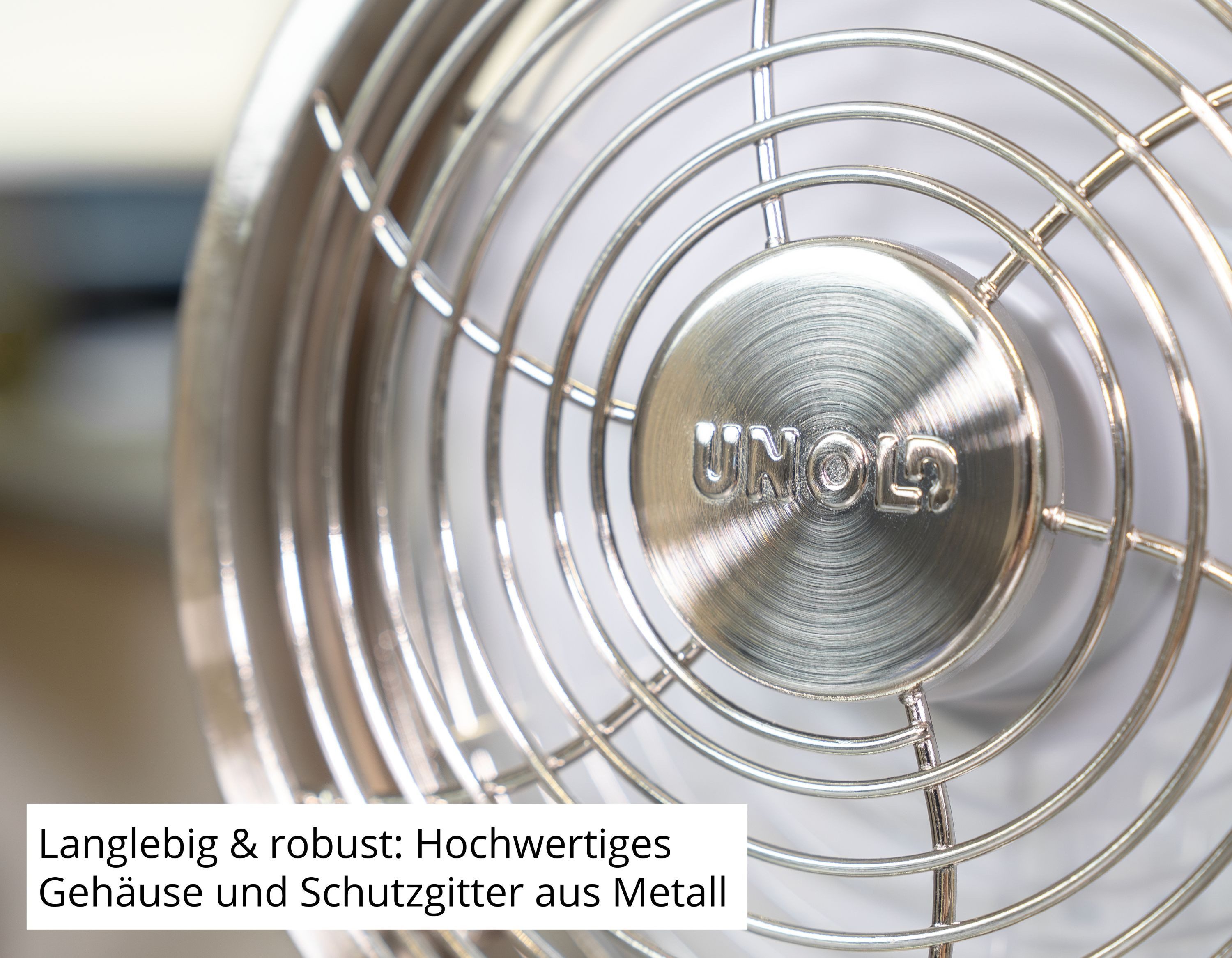 Tischventilator Akku STEEL-FLEX 86705