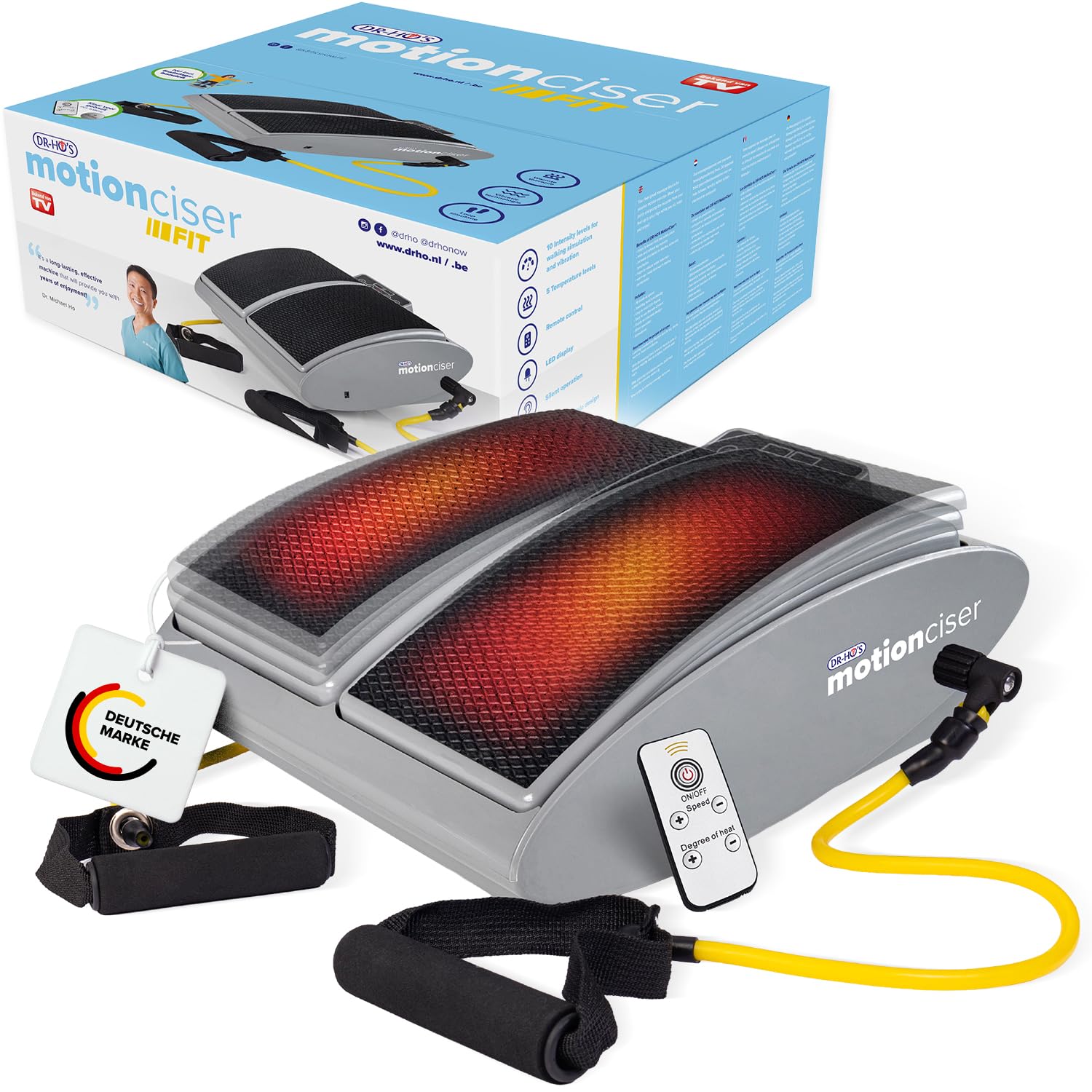 Dr Ho MotionCiser Fit elektrisches Fußmassagegerät für Fussmassage und Entspannung zu Hause