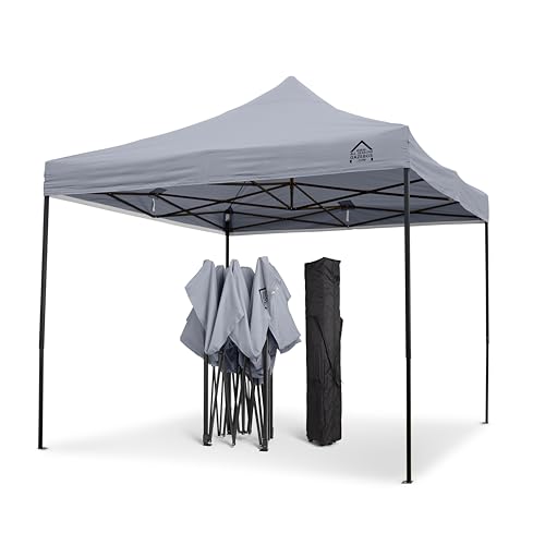 All Seasons Gazebos Gazebo pop up 3x3m completamente impermeabile con 4 pareti laterali   Grigio metallizzato : Amazon.it: Giardino e giardinaggio