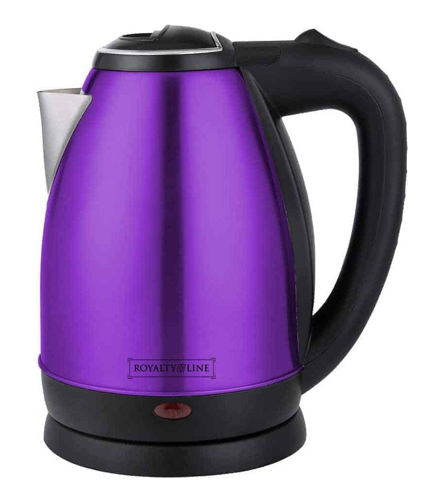 Wasserkocher Edelstahl Wasserkocher Teekocher 1,7L 1500W Royalty Line RL-SSK1.7L