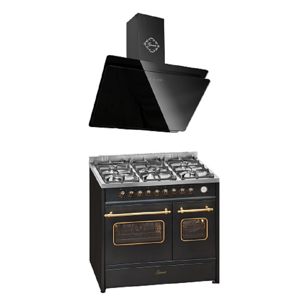 Gasherd-Set GCH E 916 BL R+GCH S 411 90 BL PRIME N