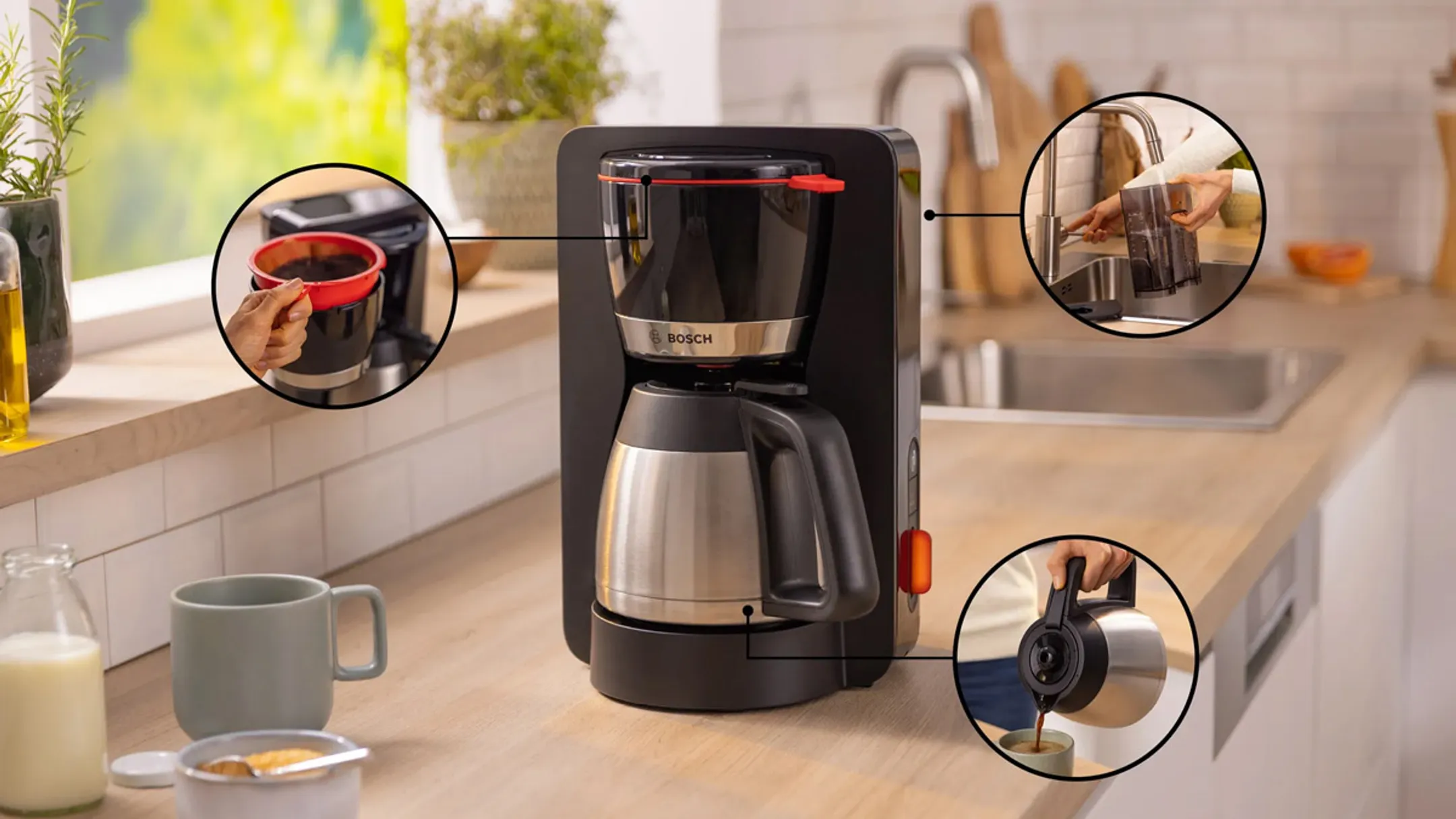 Bosch Koffiezetapparaat MyMoment TKA6M273 Zwart