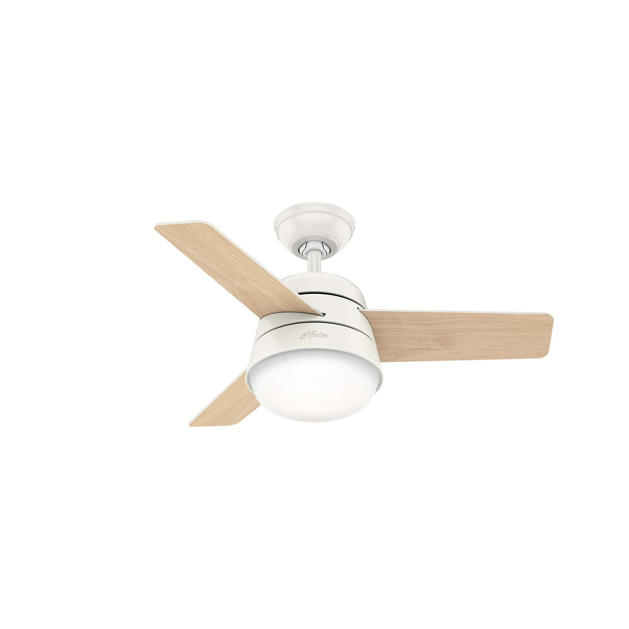 Deckenventilator Deckenventilator Finley S Weiß mit Licht & Fernbedienung