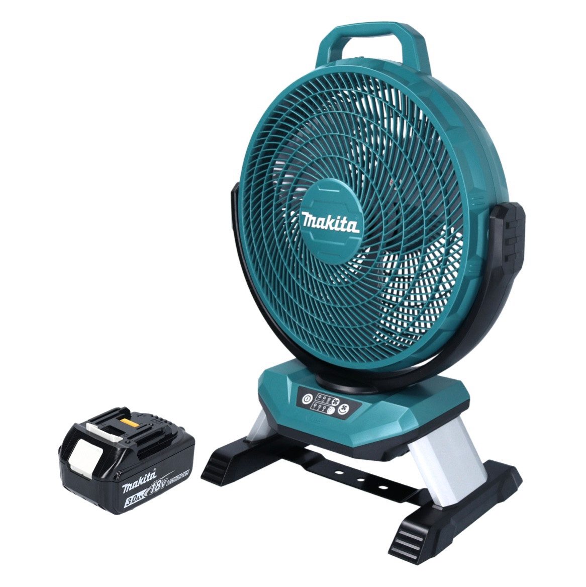 Akku-Standventilator DCF 301 F1 Akku Ventilator Lüfter 18 V 33 cm + 1x Akku 3,0 Ah - ohne