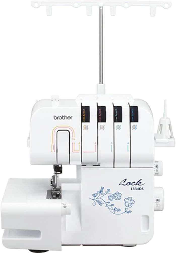 Brother 1334DS (Exklusive Edition) Overlock Nähmaschine mit Differentialtransport, 3- und 4-Faden-Nähte, Overlockmaschine, 10 Nähprogramme, Freiarm