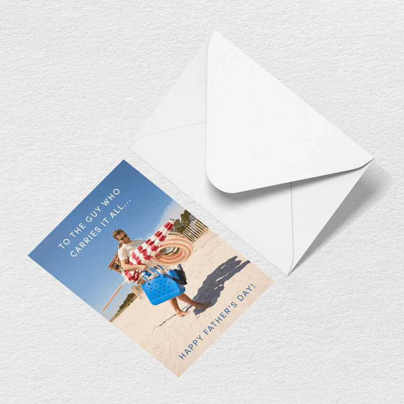 Father’s Day Carries It All Greeting Card