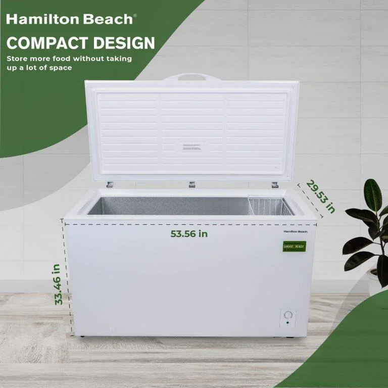 Hamilton Beach 14 Cu. ft. Chest Freezer, HZ7941-3BCOM, White
