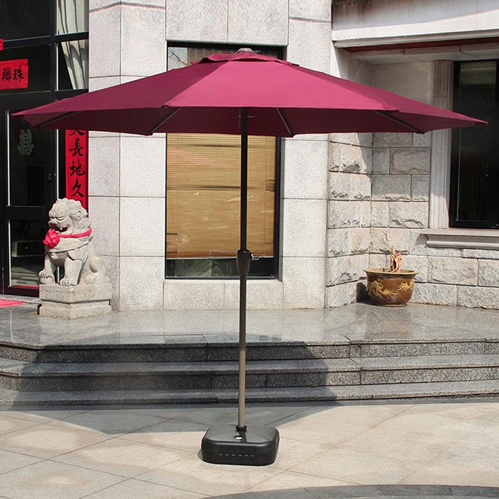 Garten Parasols ft Patio Outdoor Garten Regenschirm UV -Schutz 8 Rippen wasserdicht und Winddicht