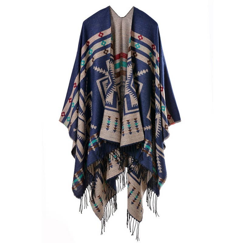 Wrap classic shawl: Brown