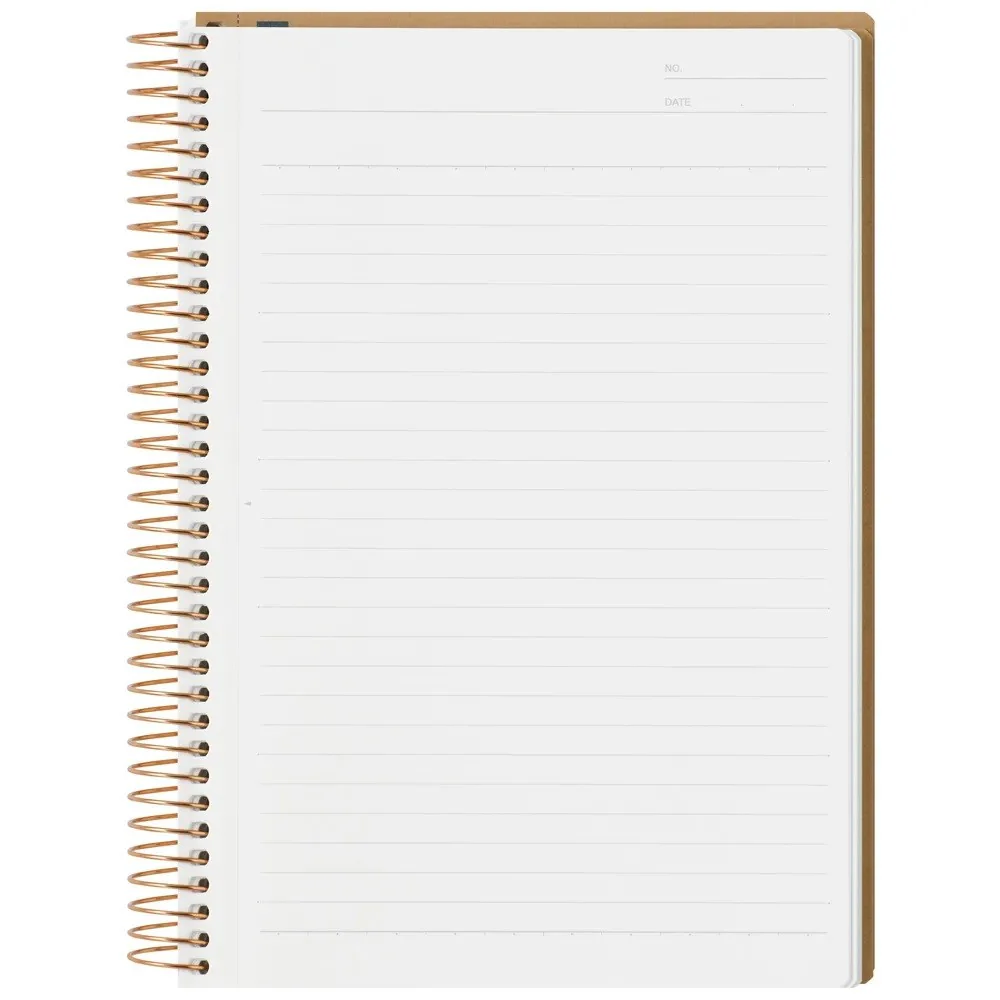 MARUMAN SPIRAL NOTE BASIC NOTEBOOK A5 6.5MM. LINE RULED - 150 SHEETS