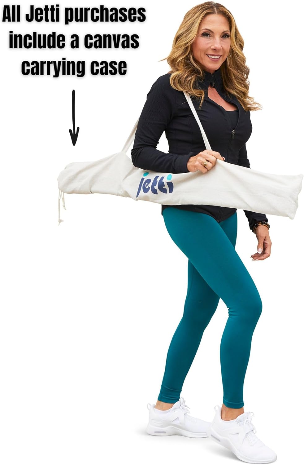 Wanderstöcke für Damen und Herren, 2 leichte PVC-Klappstöcke mit Tragetasche, ideal für Walking, Fitness, Erhöhung der Stabilität und Verbesserung der Körperhaltung (1.0 kg)