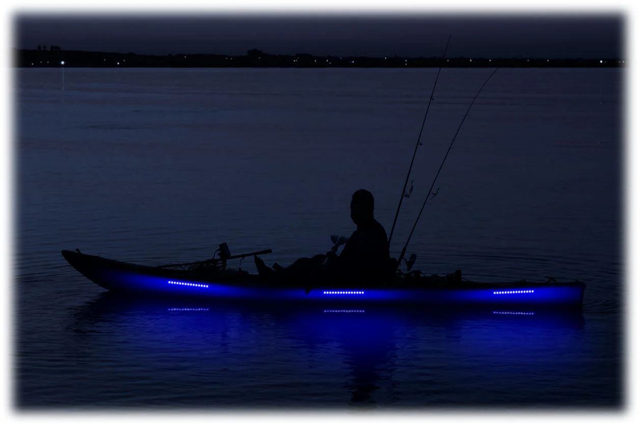 Pimp My Kayak - LED Lighting DIY Kit - 30,000 Lumens - Includes Red & Green Navigation Lights