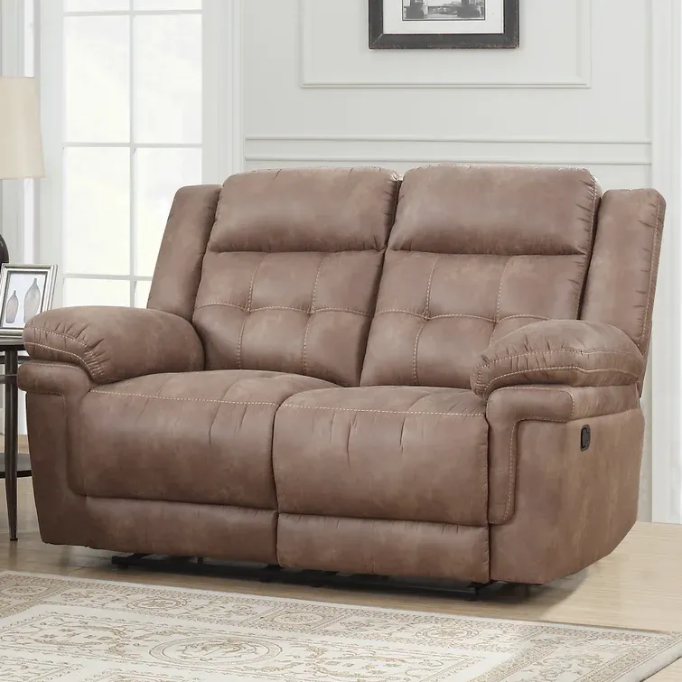 66'' Pillow Top Arm Reclining Loveseat
