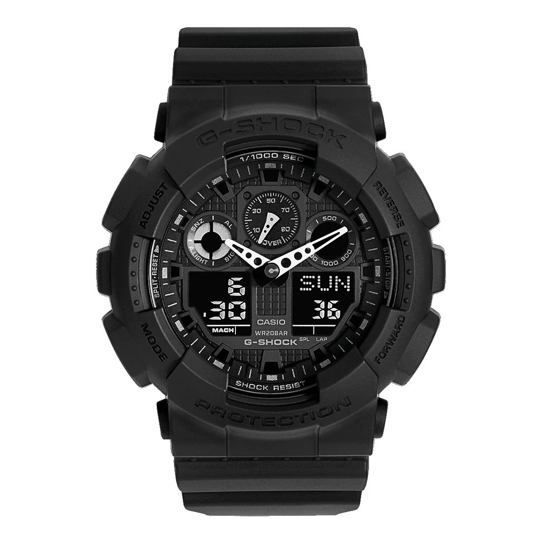 Orologio G-Shock GA-100-1A1ER analogico ultra resistente nero