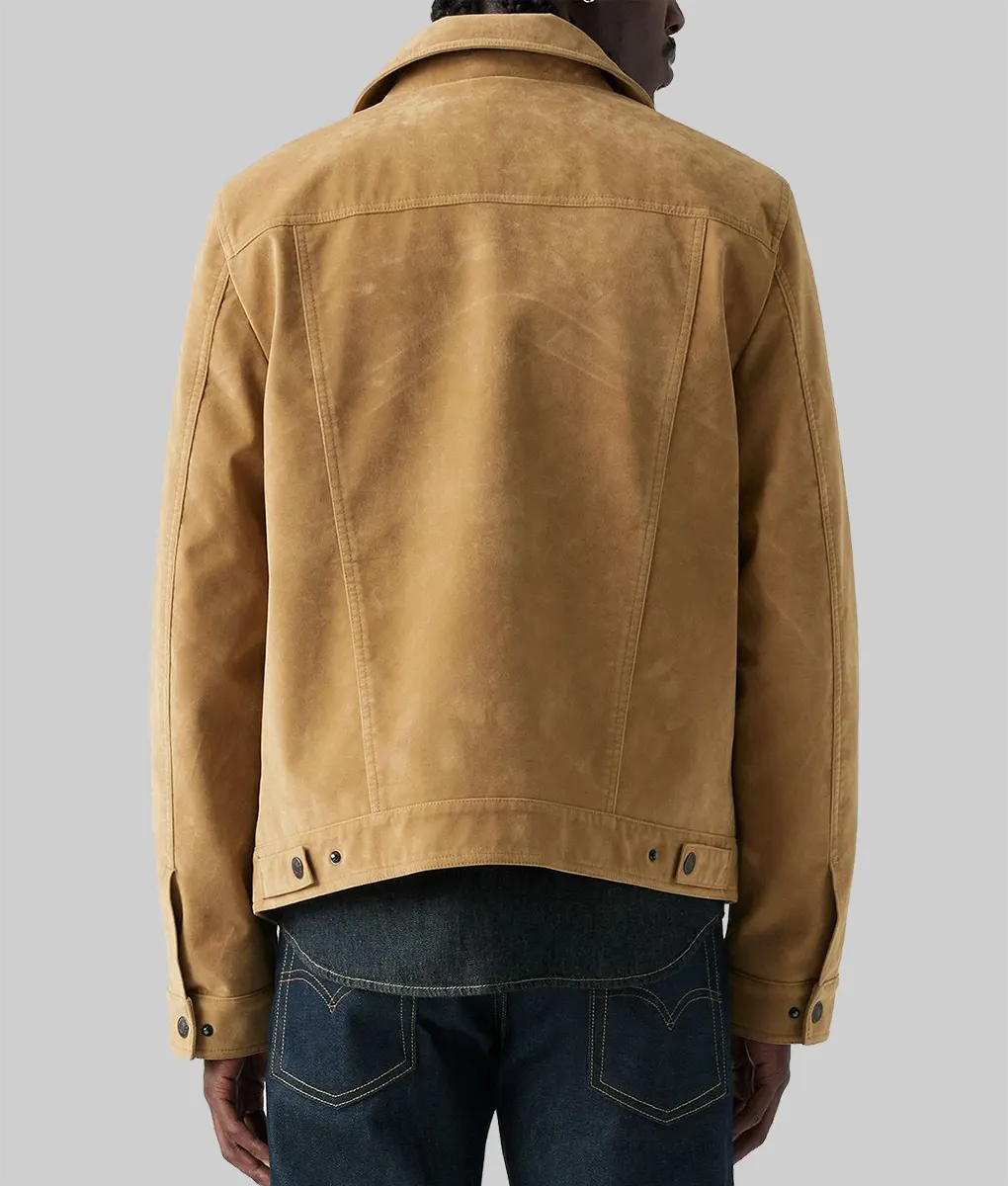 Ernest Brown Suede Trucker Jacket