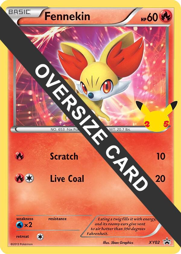 Fennekin - First Partner Pack - XY02 - OVERSIZED CARD