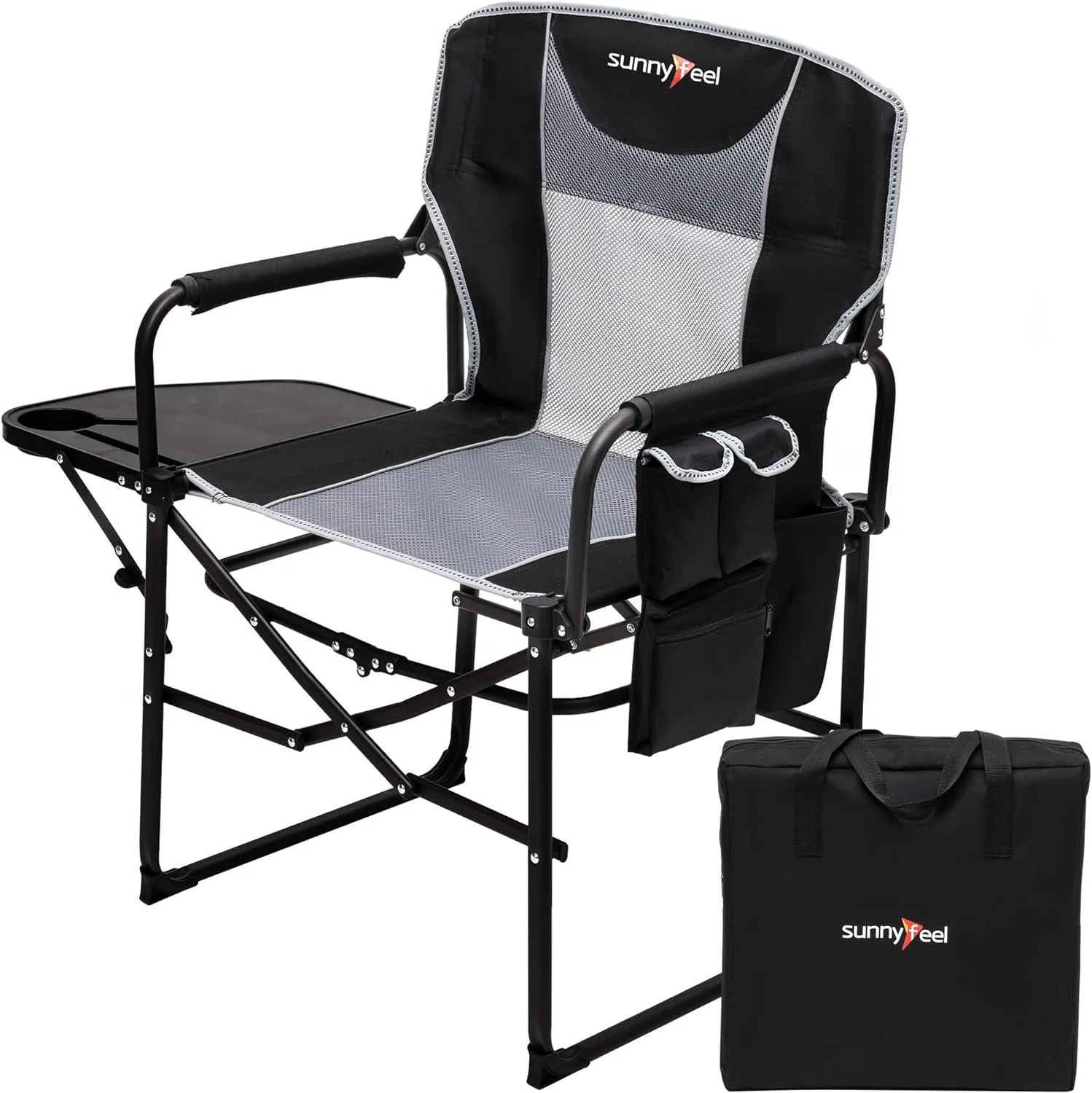 Camping Directors Chair Heavy Duty Oversized Portable Folding Chair