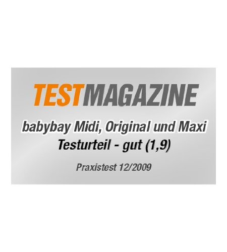 babybay Original Beistellbett aus massivem Buchenholz / kompakt & verwandelbar / Kinderbett Höhe stufenlos verstellbar & umweltfreundlich / mitwachsendes Babybett (weiß lackiert) / inkl. Matratze
