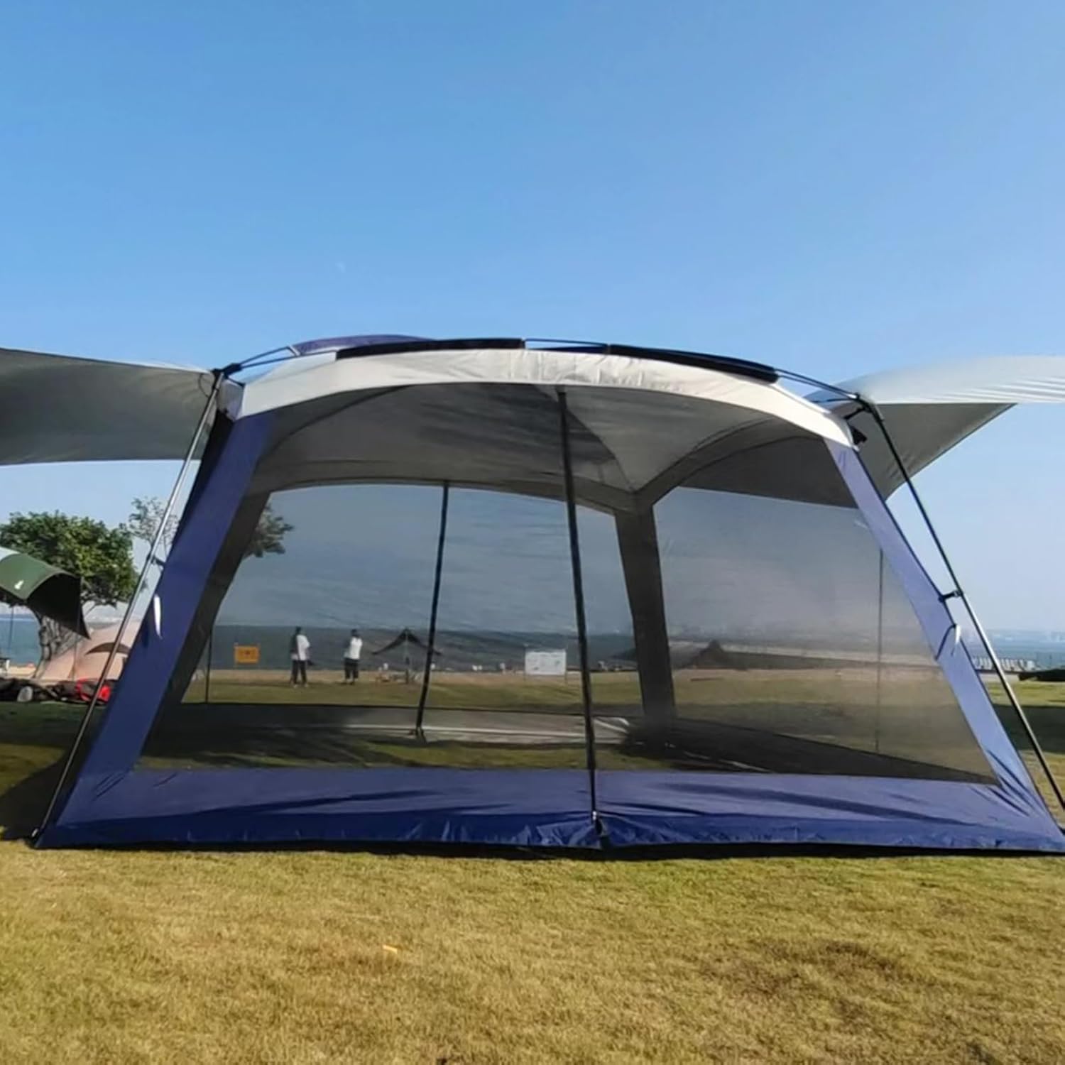Netzzelt | UV-Beständiges Und Tragbares Schattenhaus Für Draußen - Außenzelt Mit Insektenschutz,Für Picknick, Familienurlaub, Garten, Roadtrips, Reisen Und