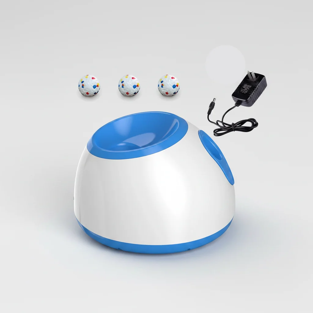 Automatic Dog Ball Launcher �C 3 Distance Settings, Auto-Launch & US Plug Included